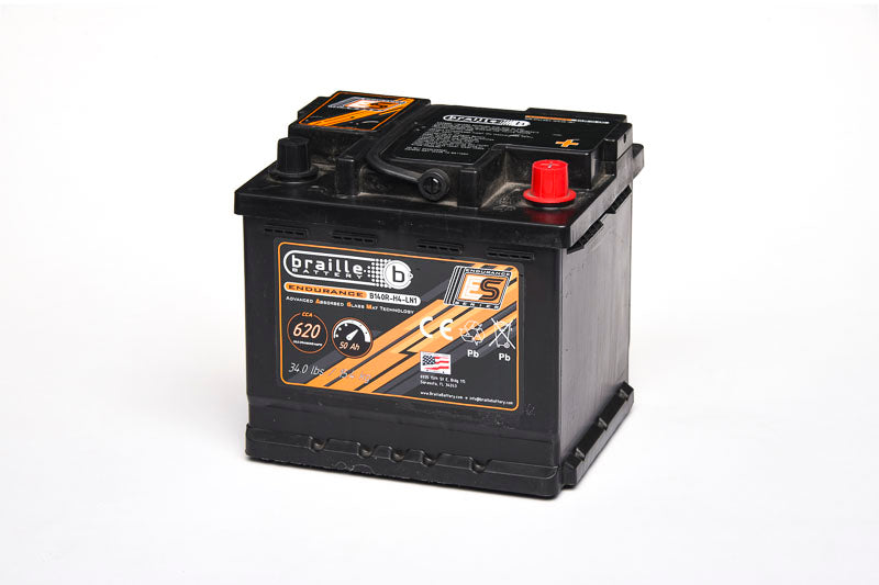 Braille Endurance AGM Battery Group Size 140R H4 LN1