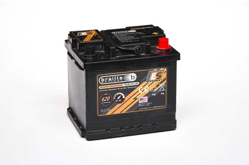 Braille Endurance AGM Battery Group Size 140R H4 LN1