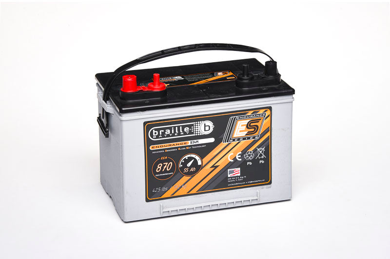 Braille Endurance AGM Battery Group Size 34 MARINE