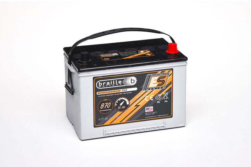 Braille Endurance AGM Battery Group Size 34R