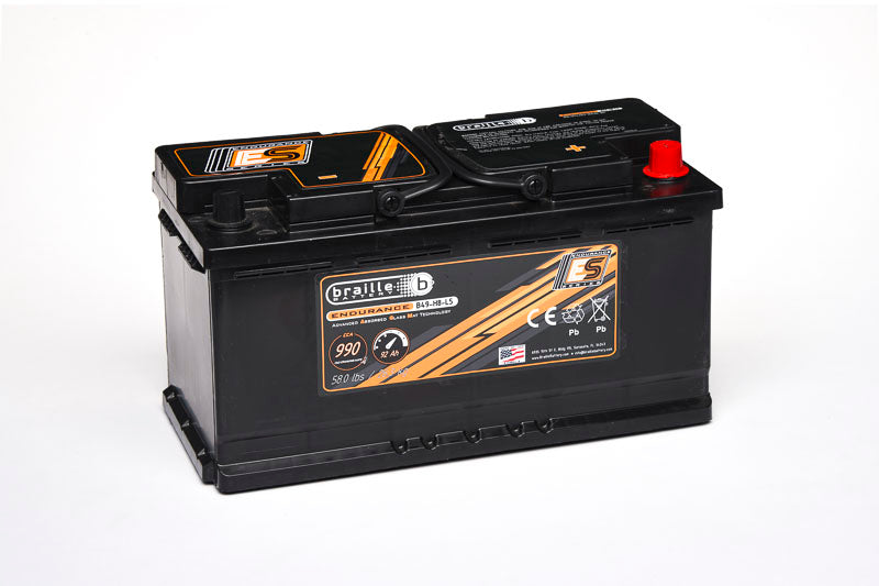 Braille Endurance AGM Battery Group Size 49 H8 L5