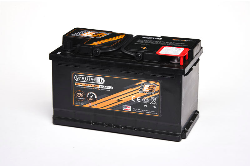 Braille Endurance AGM Battery Group Size 94R H7 L4