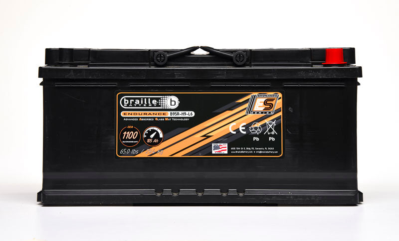 Braille Endurance AGM Battery Group Size 95R H9 L6