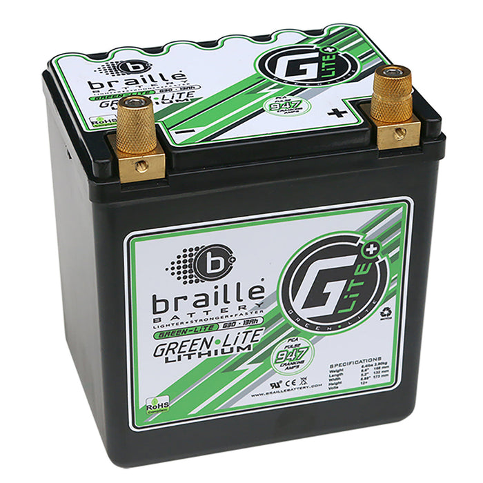 Braille G30S GreenLite Extra Capacity Lithium Automotive Battery