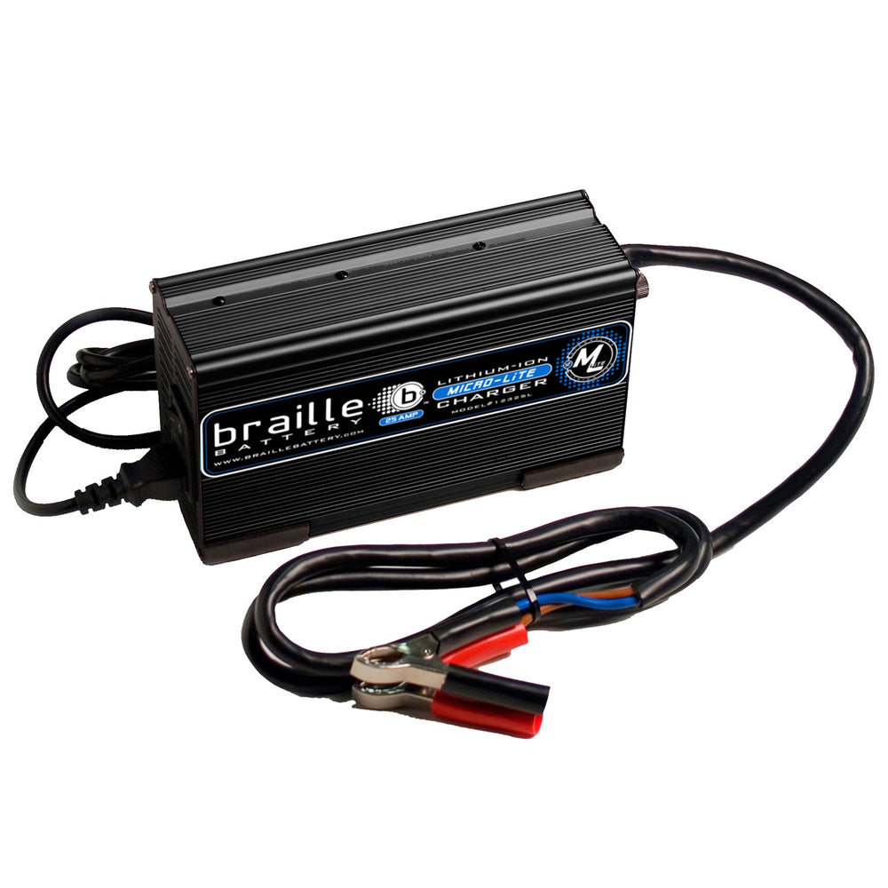 Braille 12325L 12v 25A Lithium Battery Rapid Charger