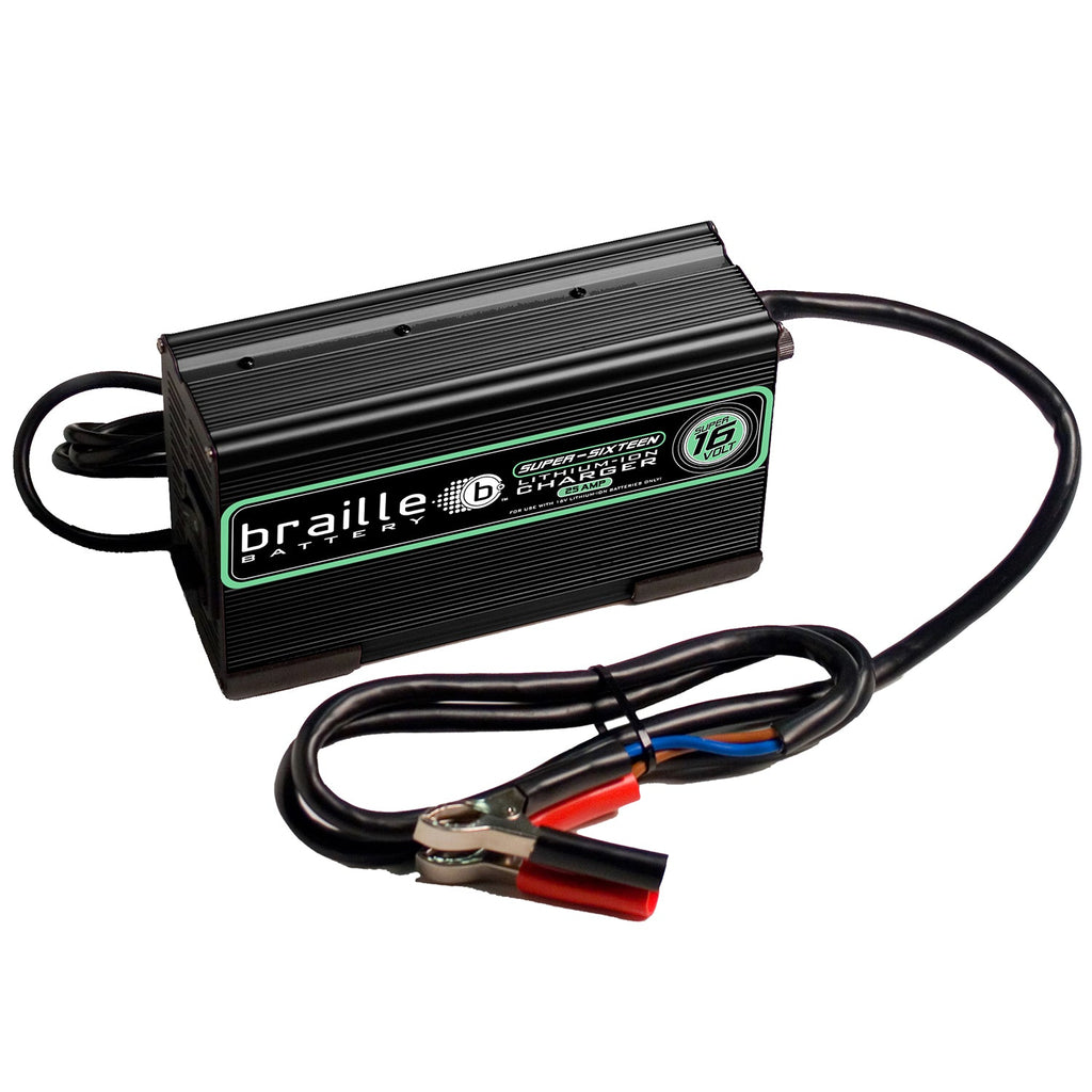 Braille 16325L Super 16v 25A Lithium Battery Rapid Charger — Shop