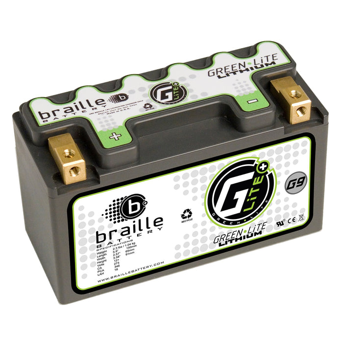 Braille G9L GreenLite Lithium Battery