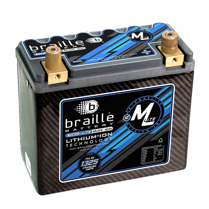 Braille ML20C MicroLite Lithium Battery
